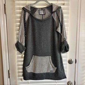 NWOT Andrew Marc Hooded Tunic